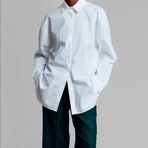 The Frankie shop white shirt size S brand new